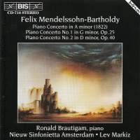 Mendelssohn Felix - Piano Conc 1/2 & A Min ryhmässä Externt_Lager / Naxoslager @ Bengans Skivbutik AB (662310)