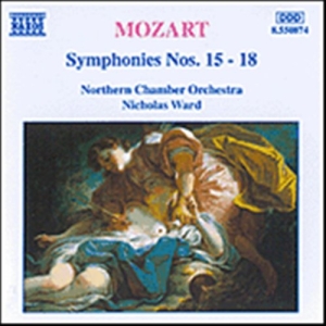 Mozart Wolfgang Amadeus - Symphonies Nos 15-18 ryhmässä Externt_Lager / Naxoslager @ Bengans Skivbutik AB (663884)