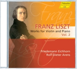 Liszt - Works For Violin And Piano Vol 2 ryhmässä Externt_Lager / Naxoslager @ Bengans Skivbutik AB (670514)