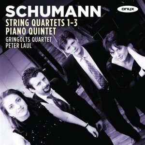 Schumann - String Quartets 1-3 / Piano Quintet ryhmässä Externt_Lager / Naxoslager @ Bengans Skivbutik AB (672562)