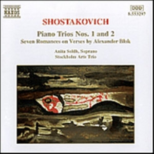 Shostakovich Dmitry - Piano Trios 1 & 2 ryhmässä Externt_Lager / Naxoslager @ Bengans Skivbutik AB (674691)