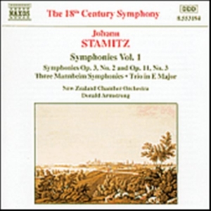 Stamitz Carl - Symphonies Vol 1 ryhmässä CD @ Bengans Skivbutik AB (676449)