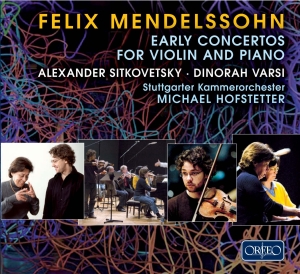 Mendelssohn Felix - Violin Concerto In D Minor ryhmässä CD @ Bengans Skivbutik AB (677513)