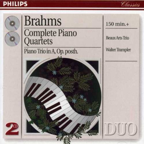 Brahms - Pianokvartetter Samtl ryhmässä CD / Klassiskt @ Bengans Skivbutik AB (689723)