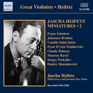 Jascha Heifetz - Miniatures Vol 2 ryhmässä CD / Klassiskt @ Bengans Skivbutik AB (691643)