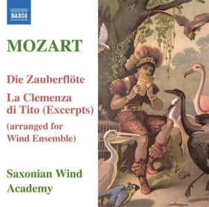 Mozart - The Magic Flute For Wind Ensemble ryhmässä CD @ Bengans Skivbutik AB (692013)