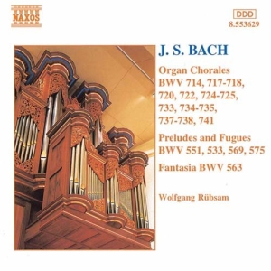 Bach Johann Sebastian - Organ Chorales ryhmässä Externt_Lager / Naxoslager @ Bengans Skivbutik AB (693512)