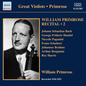 William Primrose - Recital Vol 2 ryhmässä Externt_Lager / Naxoslager @ Bengans Skivbutik AB (699396)