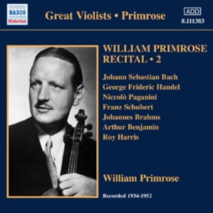 William Primrose - Recital Vol 2 ryhmässä CD @ Bengans Skivbutik AB (699396)