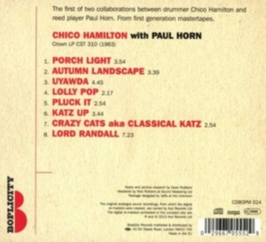Hamilton Chico With Paul Horn - Chico Hamilton With Paul Horn ryhmässä CD / Jazz @ Bengans Skivbutik AB (705759)