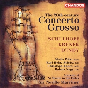 Schulhoff / Krenek / D Indy - Concerto Grosso ryhmässä Externt_Lager / Naxoslager @ Bengans Skivbutik AB (706836)