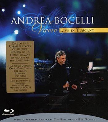 Andrea Bocelli - Vivere - Live In Tuscany - Blu ryhmässä DVD & BLU-RAY @ Bengans Skivbutik AB (740097)