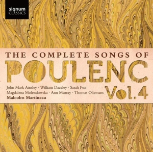 Poulenc - Songs Vol 4 ryhmässä Externt_Lager / Naxoslager @ Bengans Skivbutik AB (923683)
