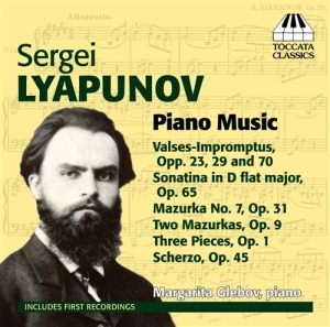 Lyapunov - Piano Music ryhmässä Externt_Lager / Naxoslager @ Bengans Skivbutik AB (934545)