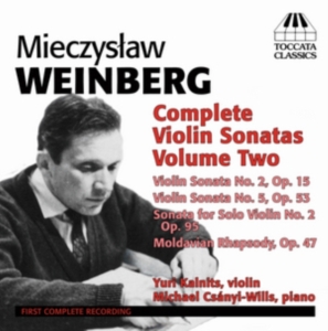 Weinberg - Violin Sonatas Vol 2 ryhmässä CD @ Bengans Skivbutik AB (934549)