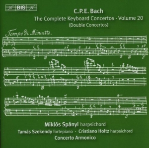 Cpe Bach - Keyboard Concertos Vol 20 ryhmässä CD @ Bengans Skivbutik AB (997030)