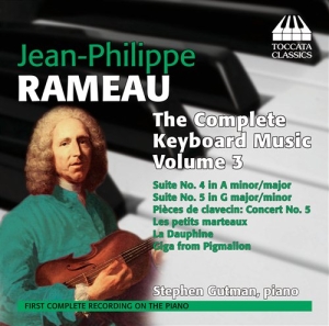 Rameau - Keyboard Music Vol 3 ryhmässä CD @ Bengans Skivbutik AB (997087)
