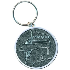 John Lennon - Imagine silver keychain
