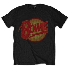 David Bowie - LADIES TEE: DIAMOND DOGS VINTAGE (L)