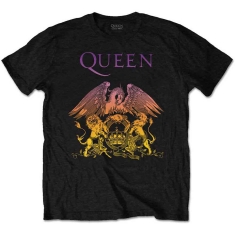 Queen/ Queen Tee: Gradient Crest (M)