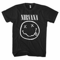 Nirvana - Unisex Tee: White Smiley