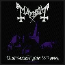 Mayhem - STANDARD PATCH: DE MYSTERIIS DOM SATHANAS (LOOSE) ryhmässä MERCH @ Bengans Skivbutik AB (3881661)