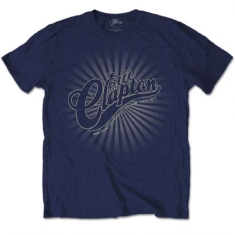 Eric Clapton - Eric Clapton Unisex Tee: Logo Rays (L)