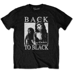Amy Winehouse -  Unisex T-Shirt: Back To Black (S)