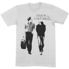 Simon & Garfunkel/ Unisex T-Shirt: Walking (M)