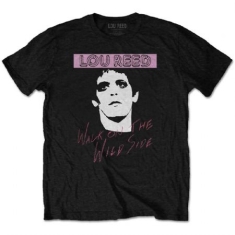 Lou Reed/ Lou Reed Unisex T-Shirt: Walk On The Wild Side (M)
