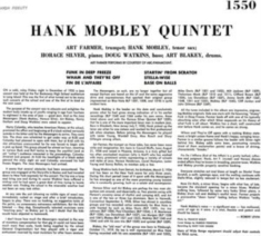 Hank Mobley - Hank Mobley Quintet
