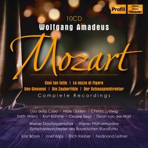 Wolfgang Amadeus Mozart - 4 Operas Complete Recordings (10Cd)