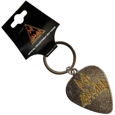 Def Leppard - Keychain: Logo Pick (Enamel In-fill)