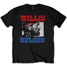 Willie Nelson - Unisex T-Shirt: Stare (S)