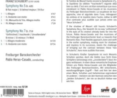 Freiburger Barockorchester / Pablo Heras-Casado - Schubert Symphonies Nos. 5 & 7 Unfinished