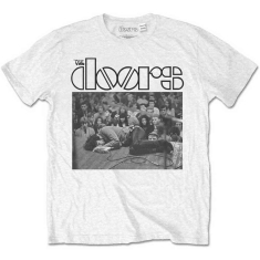 The Doors - Jim On Floor Uni Wht   (XL)