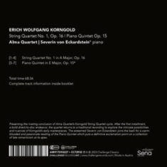 Alma Quartet & Severin Von Eckardstein - Erich Wolfgang Korngold: String Quartet No. 1, Op. 16 / Piano Quintet Op. 15