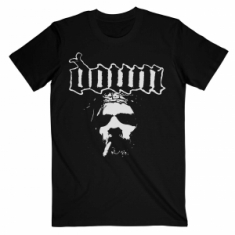 Down -  Down Unisex T-Shirt: Face (black) (L)
