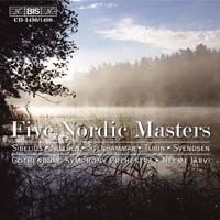 Göteborgs Symfoniker - Five Nordic Masters ryhmässä CD @ Bengans Skivbutik AB (546934)