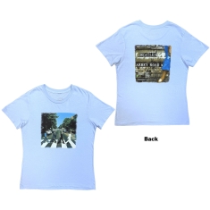 Beatles - Beatles Vtge Abbey Road Lady Lht Blue T-Shirt