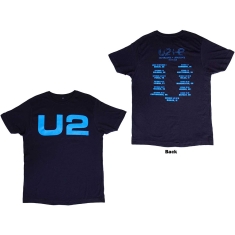 U2 - Logo E+I 2018 Tour Dates Uni Navy   