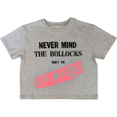 Sex Pistols - Nmtb Original Album Lady Grey Crop Top: 