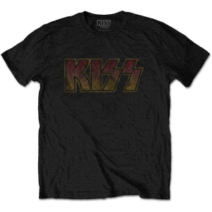 Kiss - Vintage Classic Logo Uni Bl T-Shirt