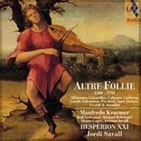 Savall/Hesperion Xxi - Altre Follie 1500-1750 ryhmässä CD @ Bengans Skivbutik AB (554488)