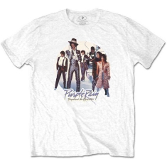Prince - Purple Rain Circle Uni Wht 