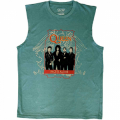 Queen - Face It Alone Green Tank Top