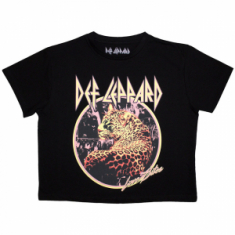 Def Leppard - Love Bites Lady Bl Crop Top
