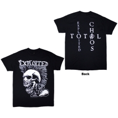 Exploited - Mohican Skull Uni Bl T-Shirt  (M)