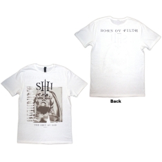 Behemoth - The Shit Ov God Sepia Parchment Uni Wht T-Shirt