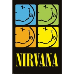 Nirvana - Smiley Squares  91,5 X 61 Cm